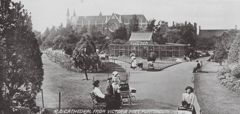 RC Cathedral from Victoria Park, Portsmouth by English Photographer