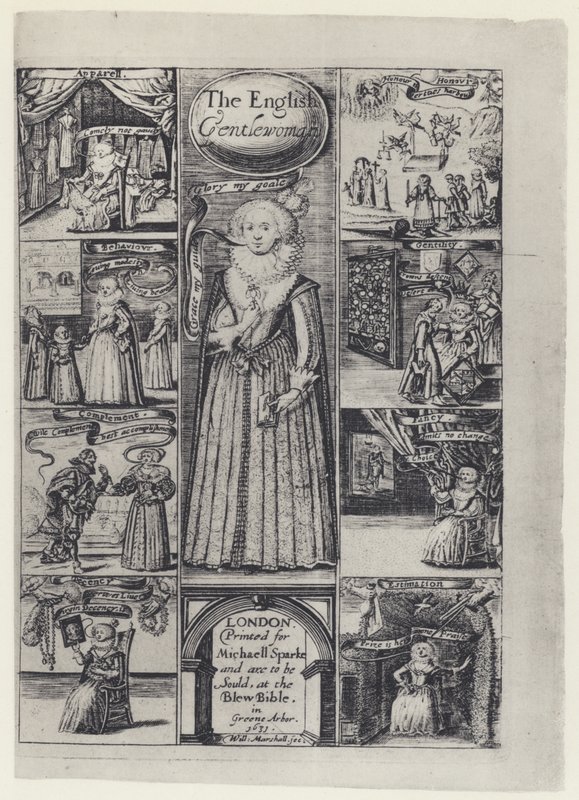 R Brathwait, The English Gentlewoman, M Sparke 1631 by English Photographer