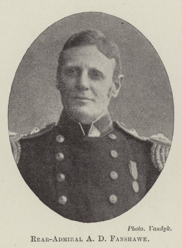 Rear-Admiral A D Fanshawe by English Photographer