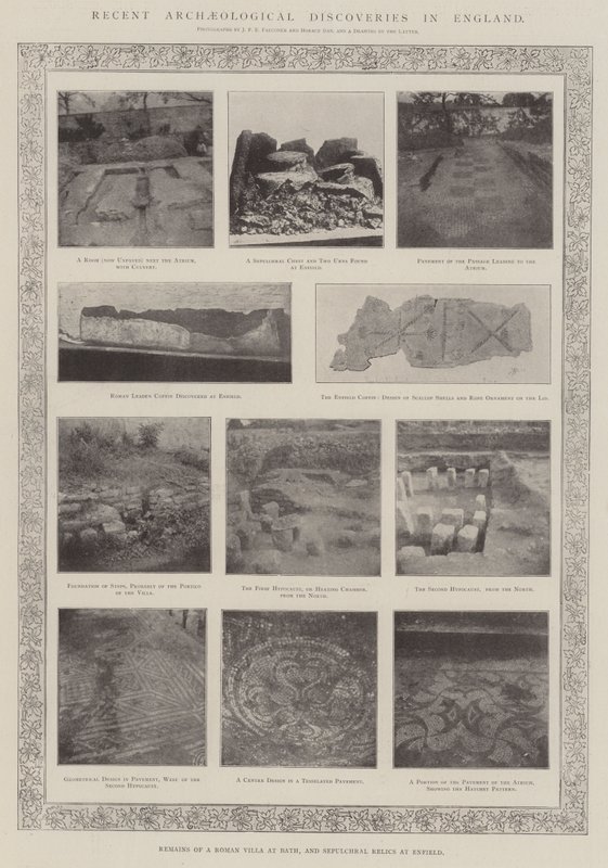 Recent Archaeological Discoveries in England by English Photographer