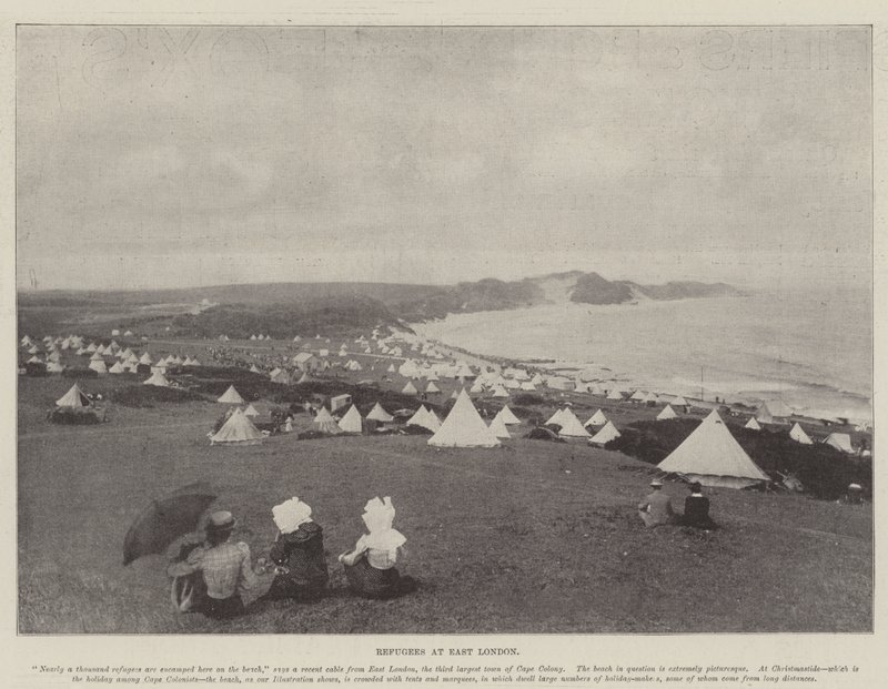 Refugees at East London by English Photographer