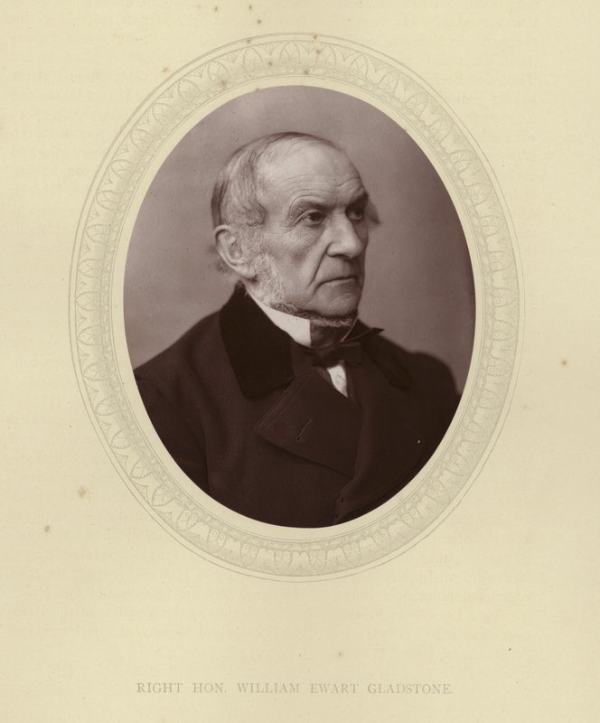 Right Hon. William Ewart Gladstone by English Photographer
