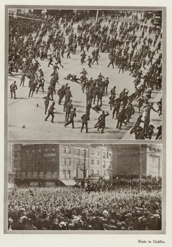 Riots in Dublin by English Photographer