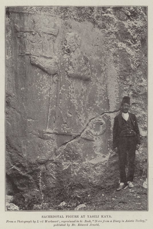 Sacerdotal Figure at Yasili Kaya by English Photographer