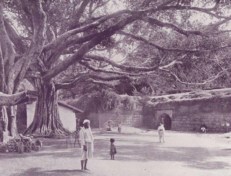 Sally Port Gate, where Tipu Sultan was killed, Seringapatam by English Photographer