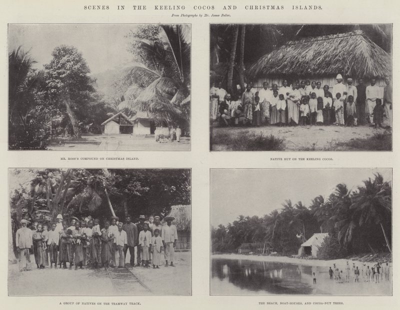 Scenes in the Keeling Cocos and Christmas Islands by English Photographer