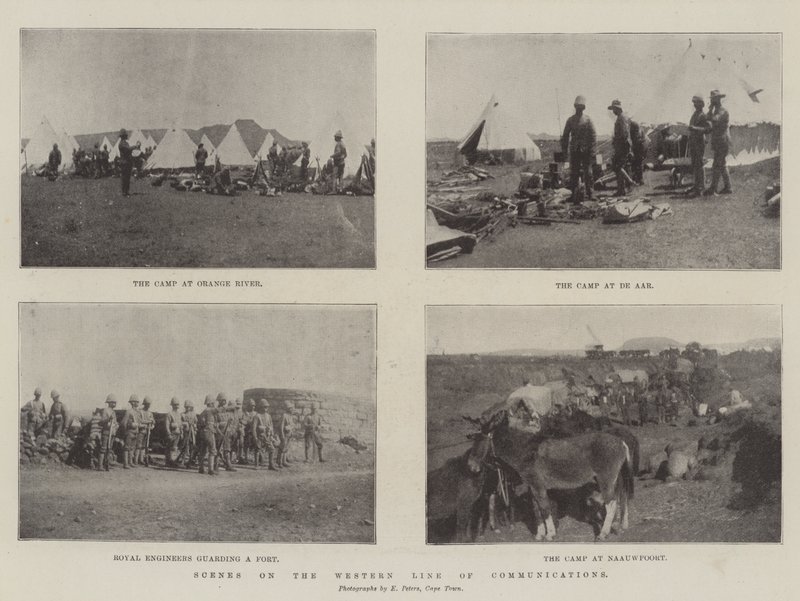 Scenes on the Western Line of Communications by English Photographer