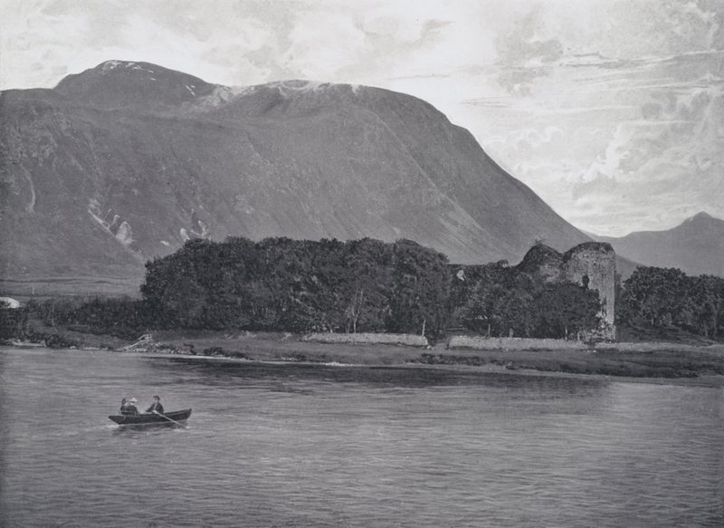 Scotland: Ruins of Inverlochy Castle, Ben Nevis by English Photographer