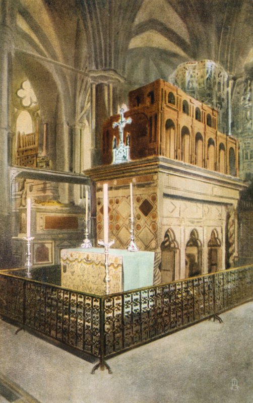 Shrine of Edward the Confessor, Westminster Abbey, London by English Photographer