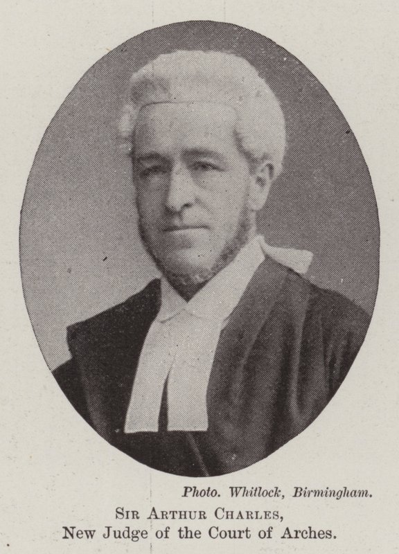 Sir Arthur Charles, New Judge of the Court of Arches by English Photographer