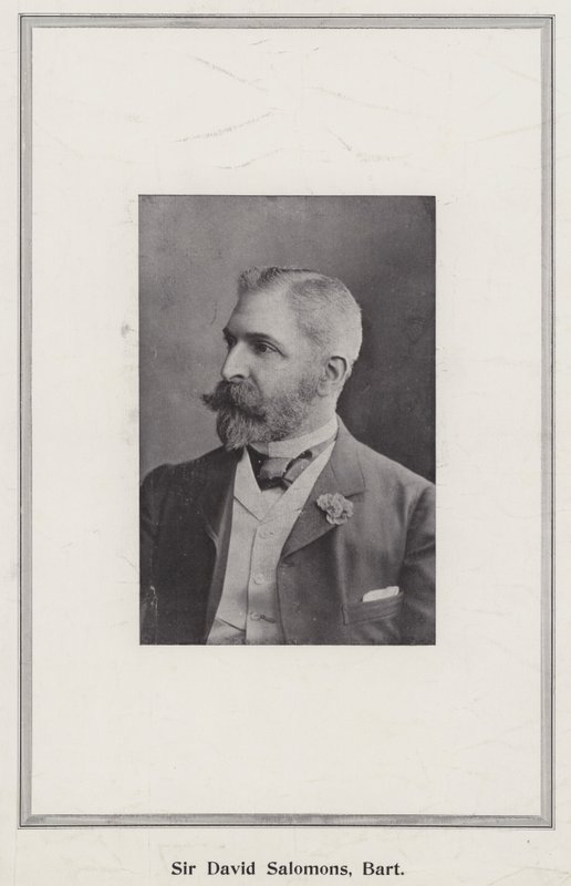 Sir David Salomons, Baronet by English Photographer