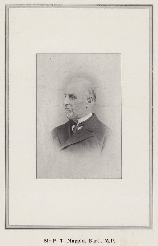 Sir F T Mappin, Baronet, MP by English Photographer
