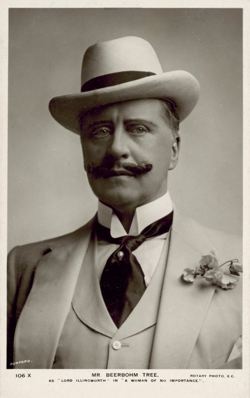 Sir Herbert Beerbohm Tree, English actor by English Photographer