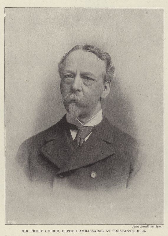 Sir Philip Currie, British Ambassador at Constantinople by English Photographer