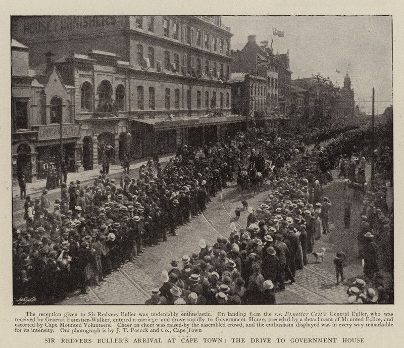 Sir Redvers Bullers Arrival at Cape Town, the Drive to Government House by English Photographer