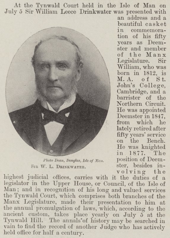 Sir W L Drinkwater by English Photographer