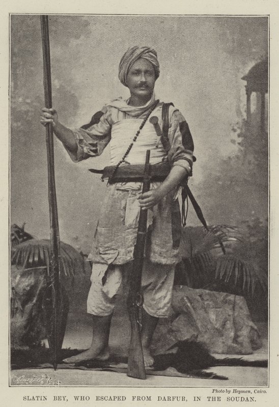 Slatin Bey, who escaped from Darfur, in the Soudan by English Photographer