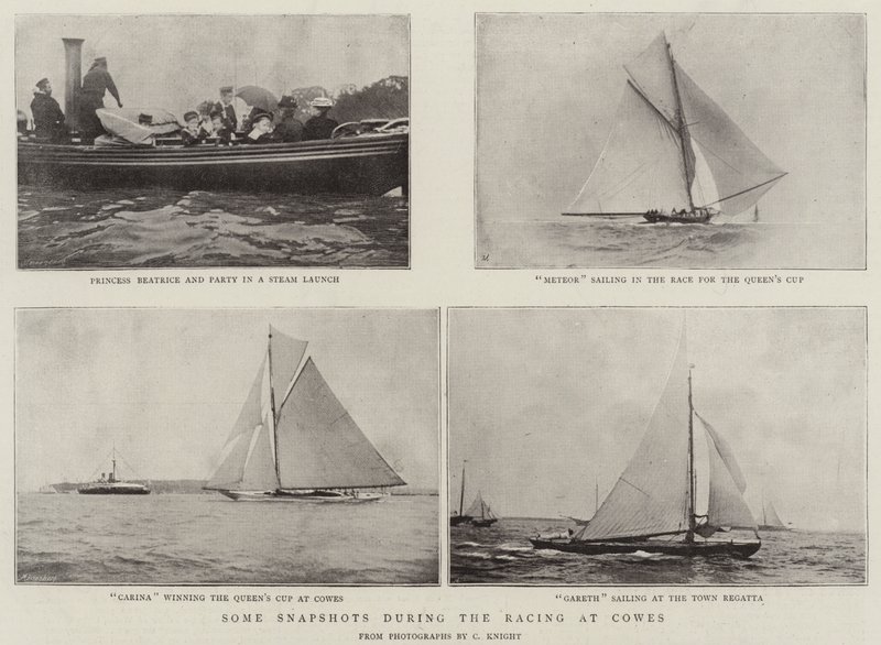 Some Snapshots during the Racing at Cowes by English Photographer