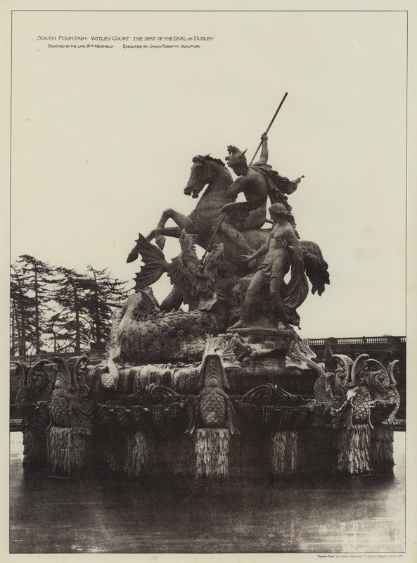 South Fountain Witley Court, The Seat of the Earl of Dudley by English Photographer