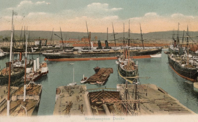Southampton Docks by English Photographer