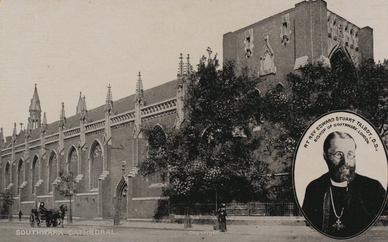 Southwark Cathedral, London; Edward Stuart Talbot, Bishop of Southwark by English Photographer