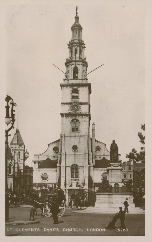 St Clement Danes Church, London by English Photographer