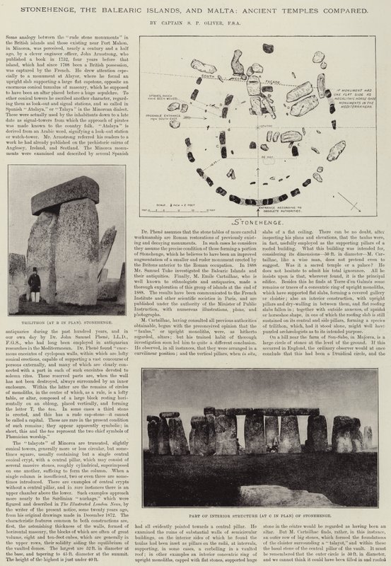 Stonehenge, the Balearic Islands, and Malta, Ancient Temples compared by English Photographer