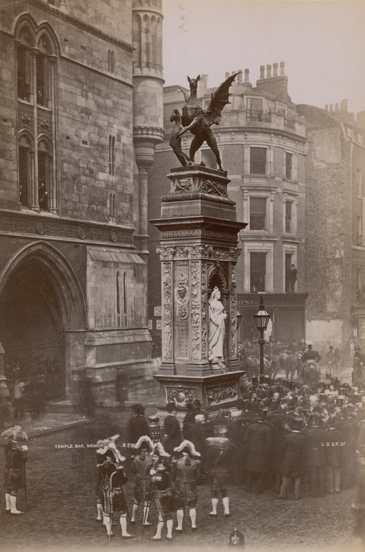 Temple Bar Memorial by English Photographer