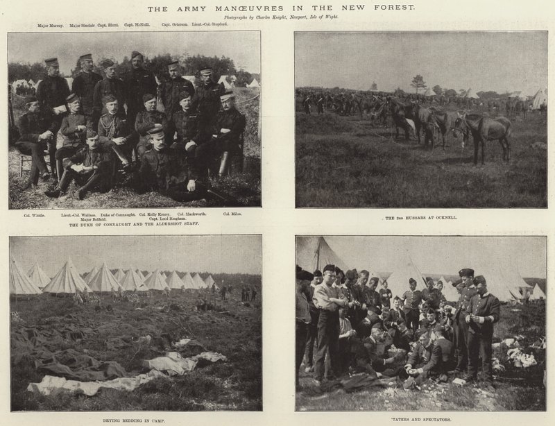 The Army Manoeuvres in the New Forest by English Photographer