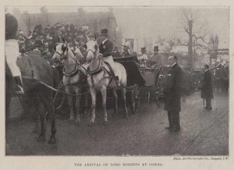 The Arrival of Lord Roberts at Cowes by English Photographer