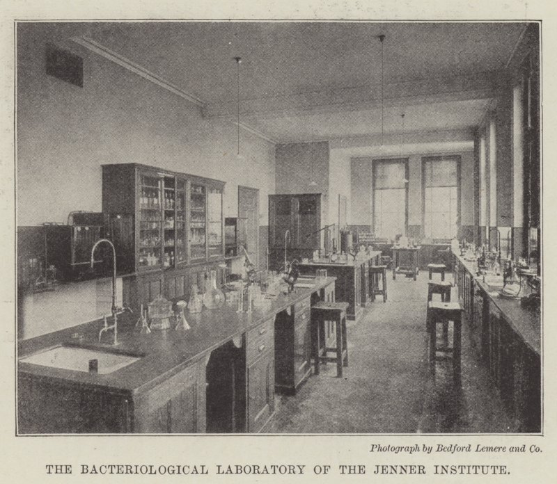 The Bacteriological Laboratory of the Jenner Institute by English Photographer