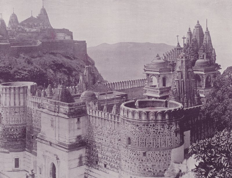 The Balabhi Temple, Palitana by English Photographer