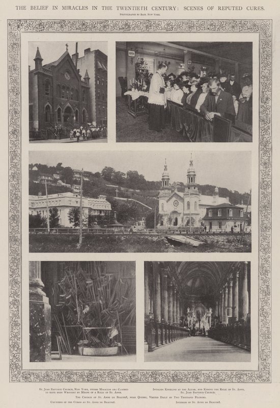 The Belief in Miracles in the Twentieth Century, Scenes of Reputed Cures by English Photographer