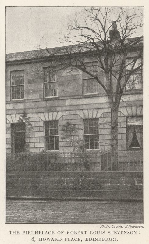The Birthplace of Robert Louis Stevenson, 8, Howard Place, Edinburgh by English Photographer