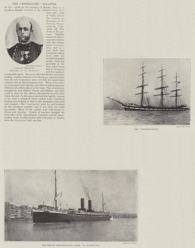 The Bourgogne Disaster by English Photographer