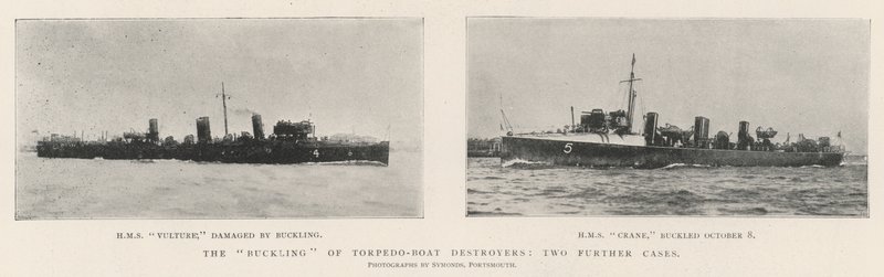 The Buckling of Torpedo-Boat Destroyers, Two Further Cases by English Photographer