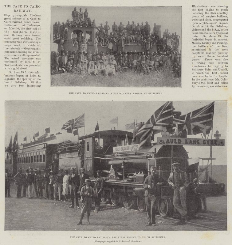 The Cape to Cairo Railway by English Photographer