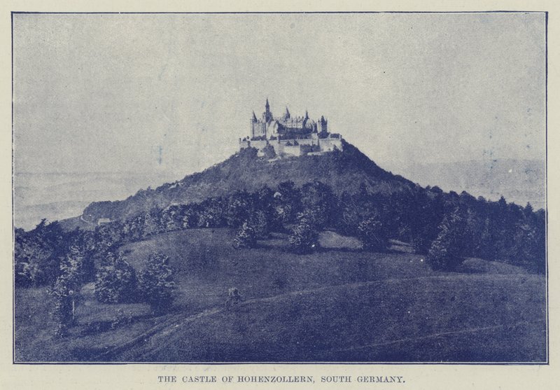The Castle of Hohenzollern, South Germany by English Photographer