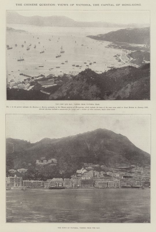 The Chinese Question, Views of Victoria, the Capital of Hong Kong by English Photographer