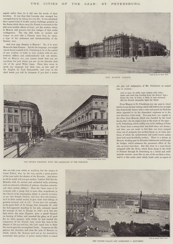 The Cities of the Czar, St. Petersburg by English Photographer