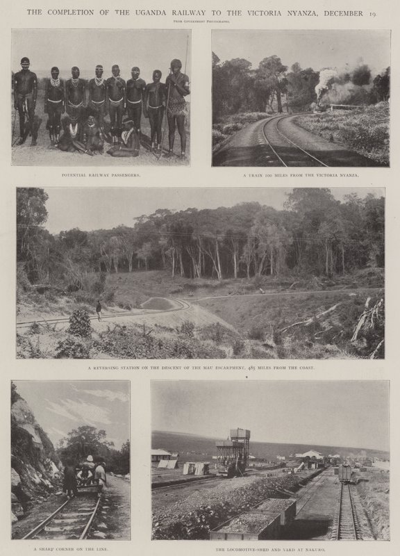 The Completion of the Uganda Railway to the Victoria Nyanza, 19 December by English Photographer
