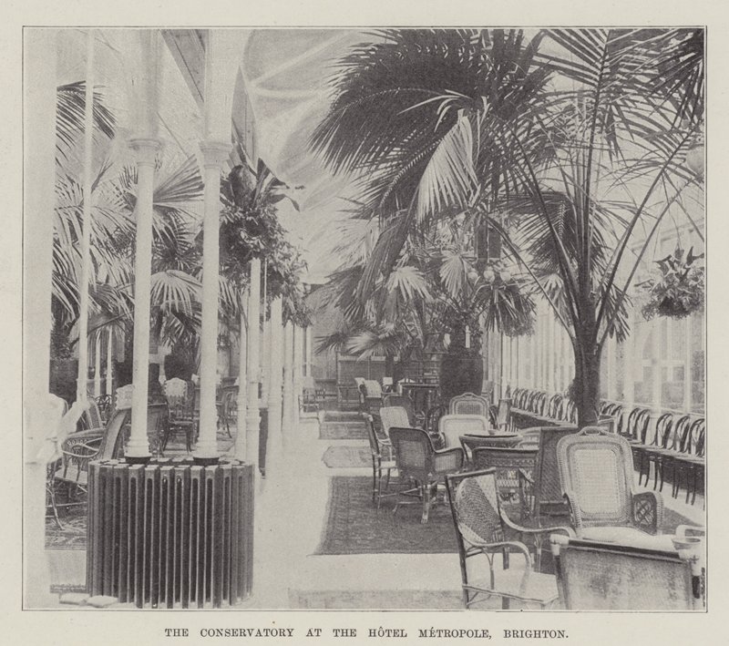 The Conservatory at the Hotel Metropole, Brighton by English Photographer