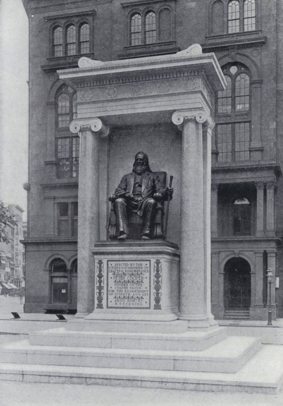 The Cooper Institute and Monument, New York by English Photographer