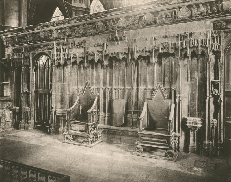 The Coronation Chairs by English Photographer