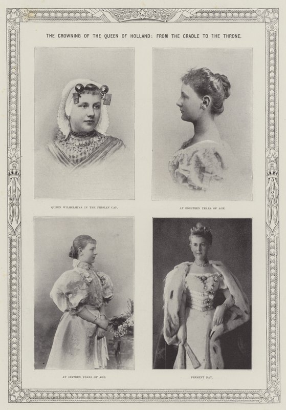 The Crowning of the Queen of Holland, from the Cradle to the Throne by English Photographer