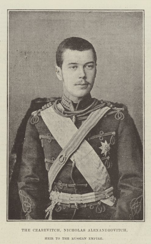 The Czarevitch, Nicholas Alexandrovitch, Heir to the Russian Empire by English Photographer