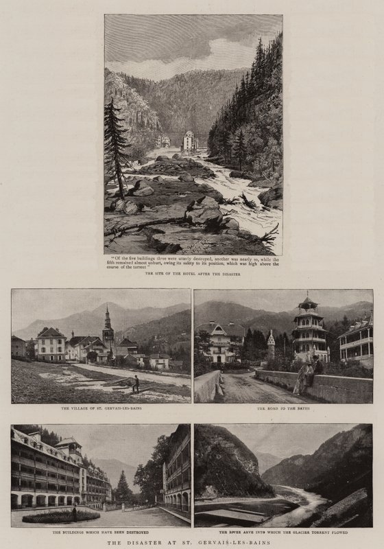 The Disaster at St Gervais-les-Bains by English Photographer