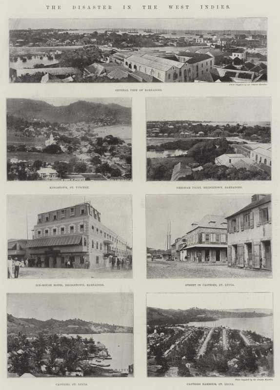 The Disaster in the West Indies by English Photographer