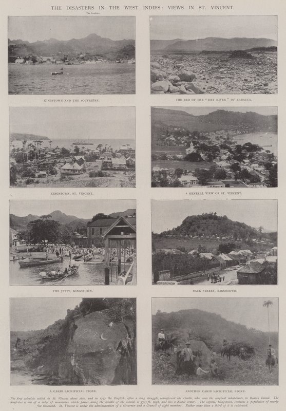 The Disasters in the West Indies, Views in St Vincent by English Photographer