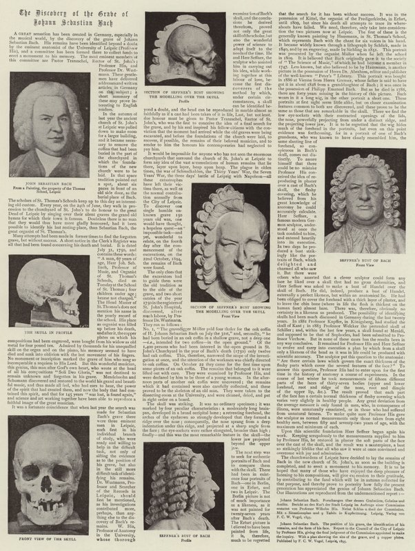 The Discovery of the Grave of Johann Sebastian Bach by English Photographer